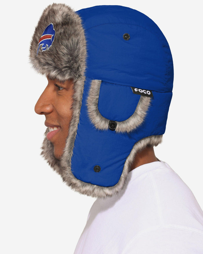 Buffalo Bills Faux Fur Trapper Hat FOCO - FOCO.com