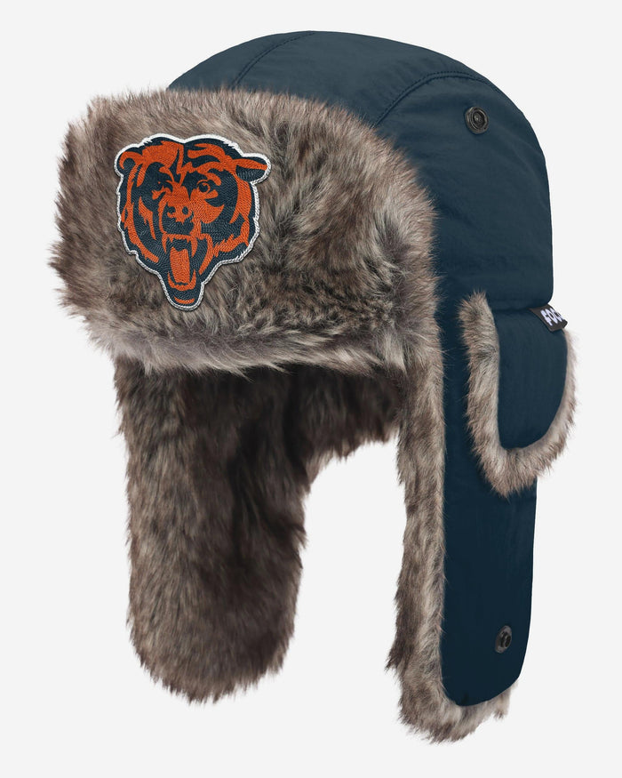 Chicago Bears Faux Fur Trapper Hat FOCO - FOCO.com
