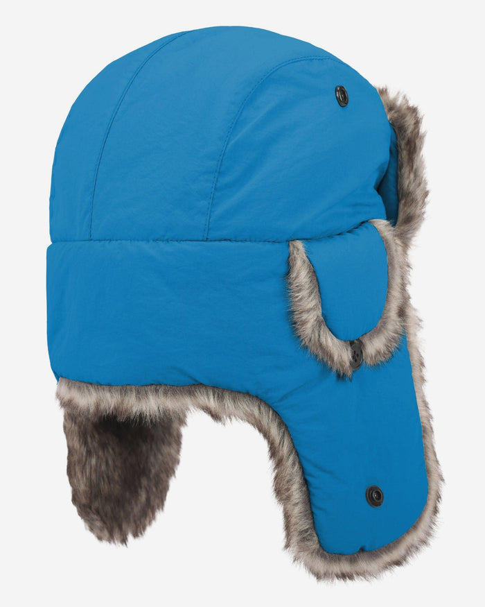 Detroit Lions Faux Fur Trapper Hat FOCO - FOCO.com