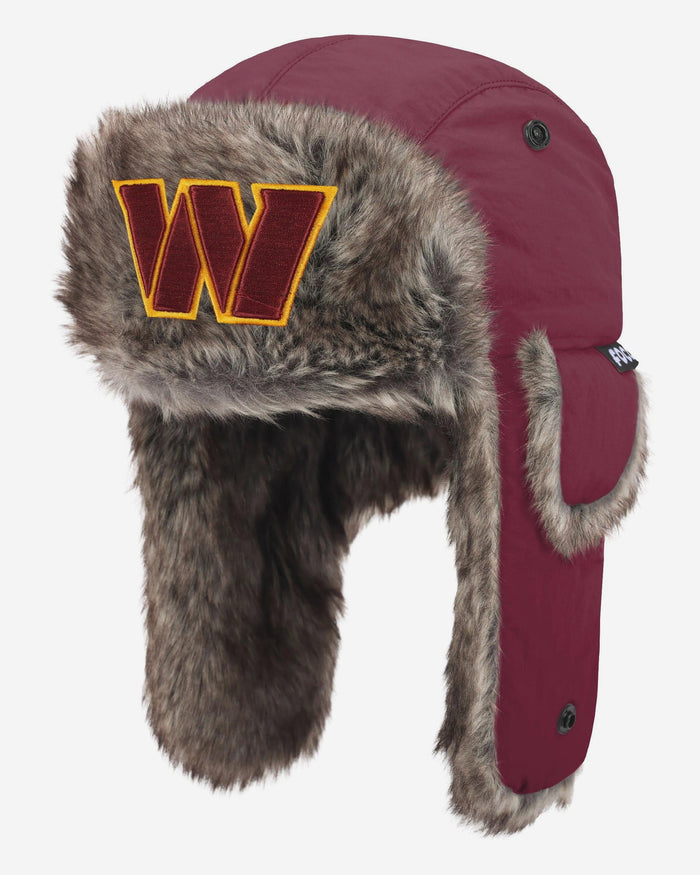 Washington Commanders Faux Fur Trapper Hat FOCO - FOCO.com