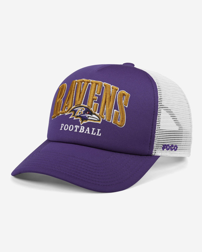 Baltimore Ravens Foam Trucker Cap FOCO - FOCO.com