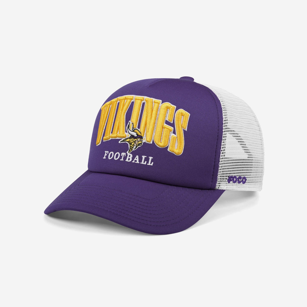 Minnesota Vikings Foam Trucker Cap FOCO - FOCO.com
