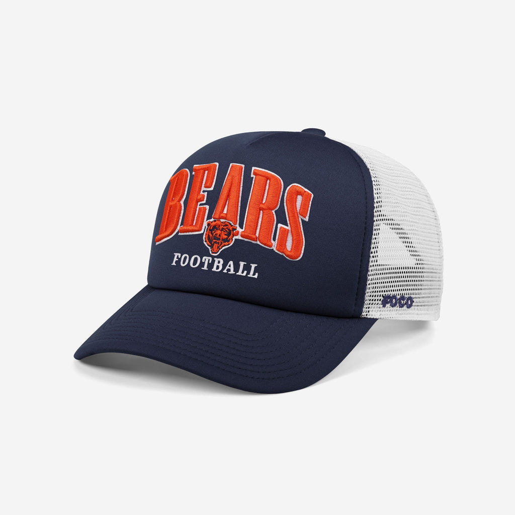 Chicago Bears Foam Trucker Cap FOCO - FOCO.com