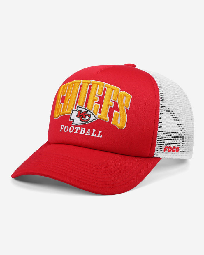 Kansas City Chiefs Foam Trucker Cap FOCO - FOCO.com