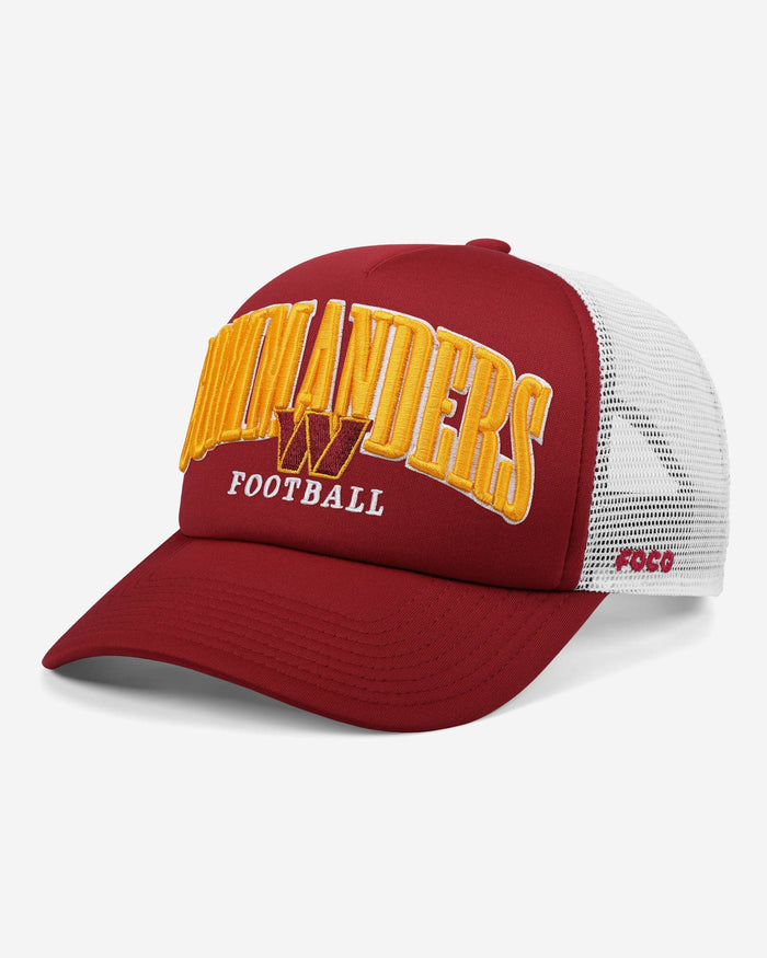 Washington Commanders Foam Trucker Cap FOCO - FOCO.com