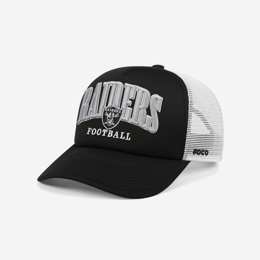 Las Vegas Raiders Foam Trucker Cap FOCO - FOCO.com