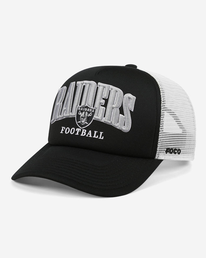 Las Vegas Raiders Foam Trucker Cap FOCO - FOCO.com