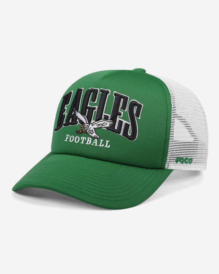 Philadelphia Eagles Kelly Green Retro Foam Trucker RF Cap FOCO - FOCO.com