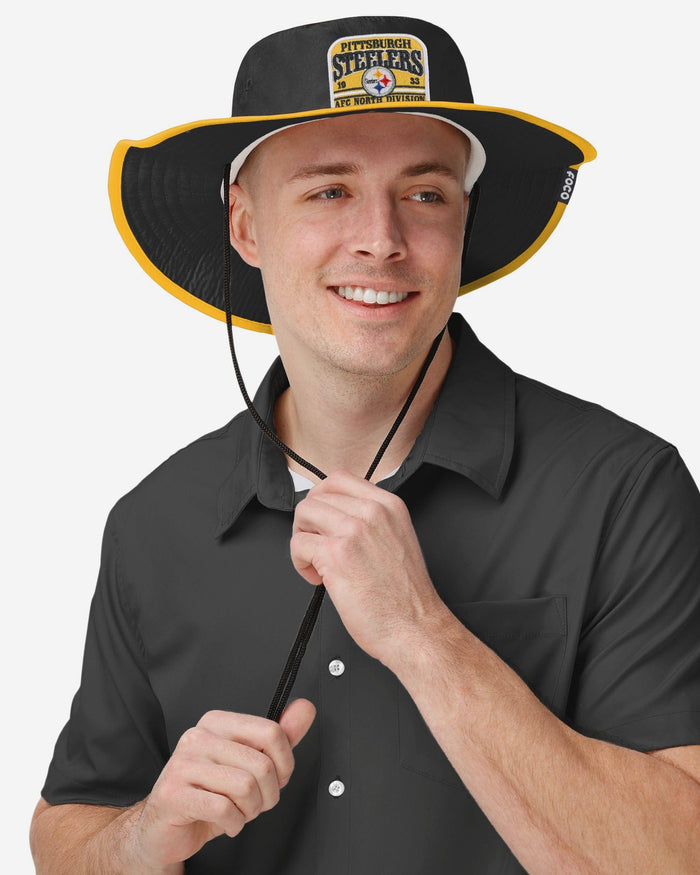 Pittsburgh Steelers Truckstop Patch Boonie Hat FOCO - FOCO.com