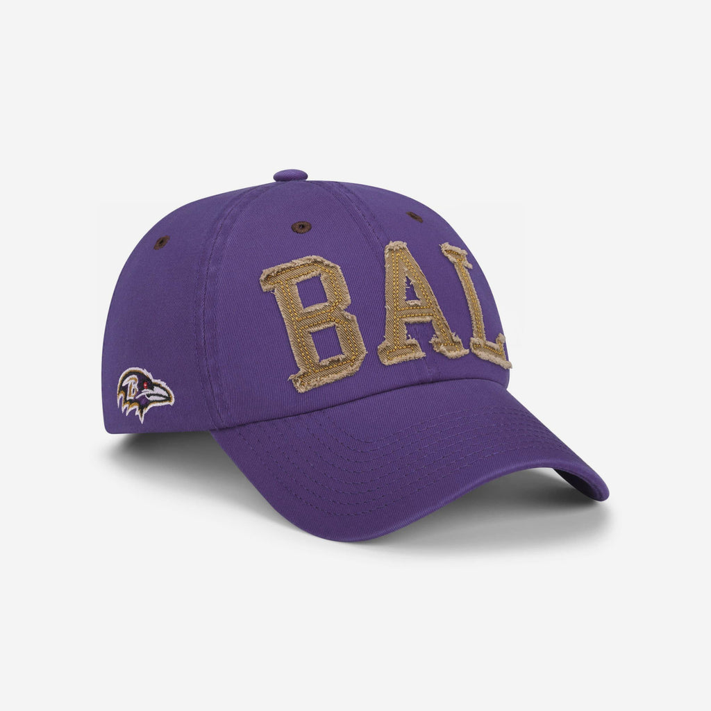 Baltimore Ravens Monogram Casual Cap FOCO - FOCO.com