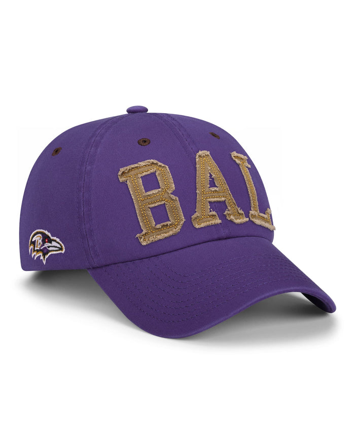 Baltimore Ravens Monogram Casual Cap FOCO - FOCO.com