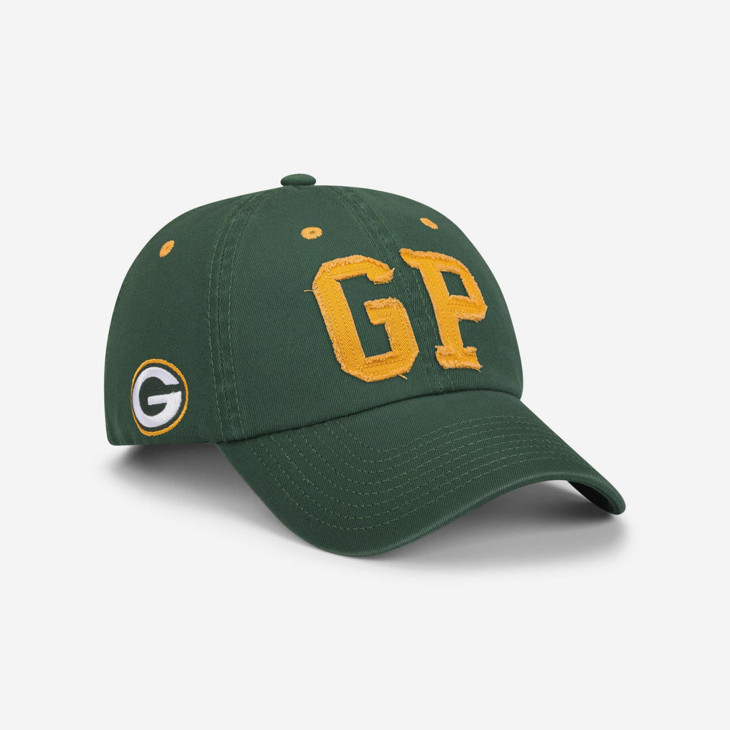 Green Bay Packers Monogram Casual Cap FOCO - FOCO.com