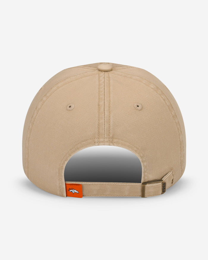 Denver Broncos Khaki Primary Logo Casual Cap FOCO - FOCO.com