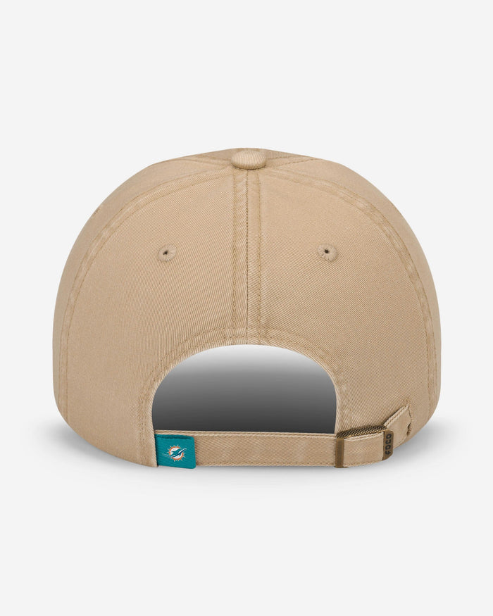 Miami Dolphins Khaki Primary Logo Casual Cap FOCO - FOCO.com