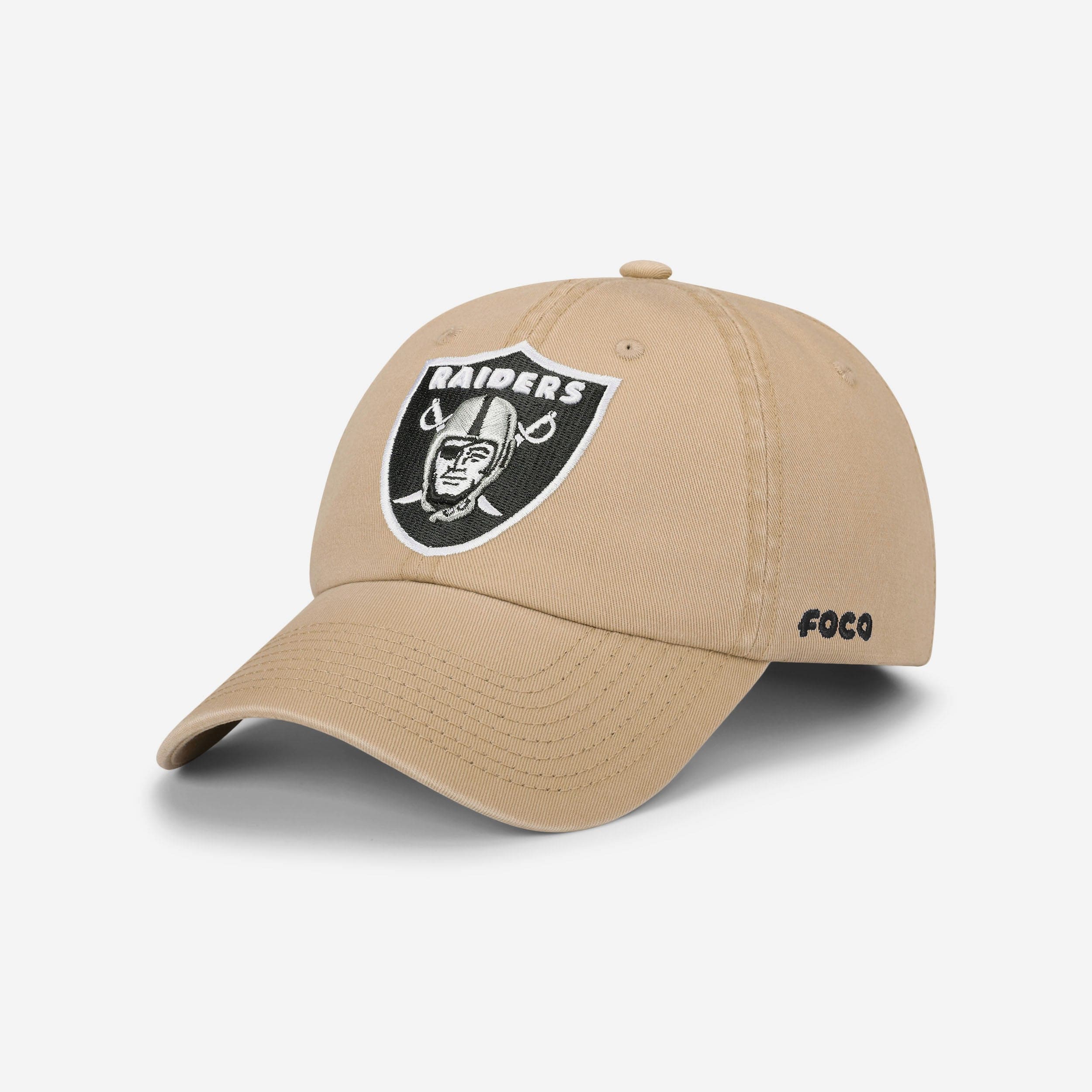 Las Vegas Raiders Khaki Primary Logo Casual Cap FOCO