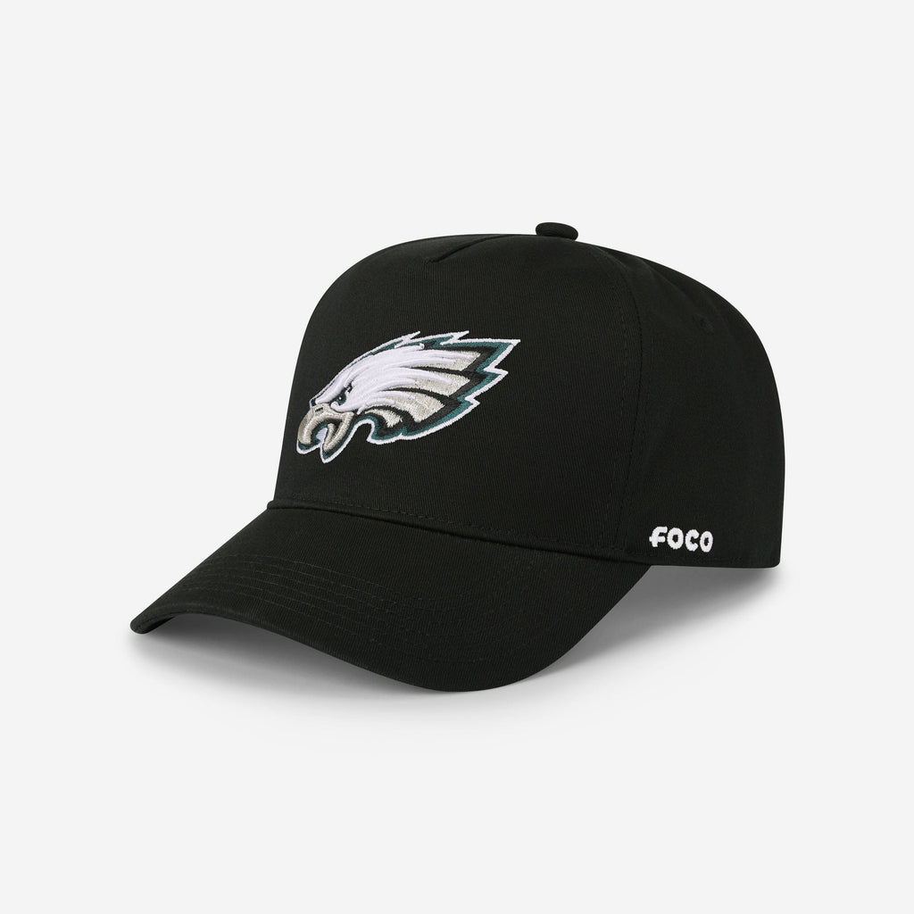Philadelphia Eagles Primary Logo Marquee RF Cap FOCO Black - FOCO.com