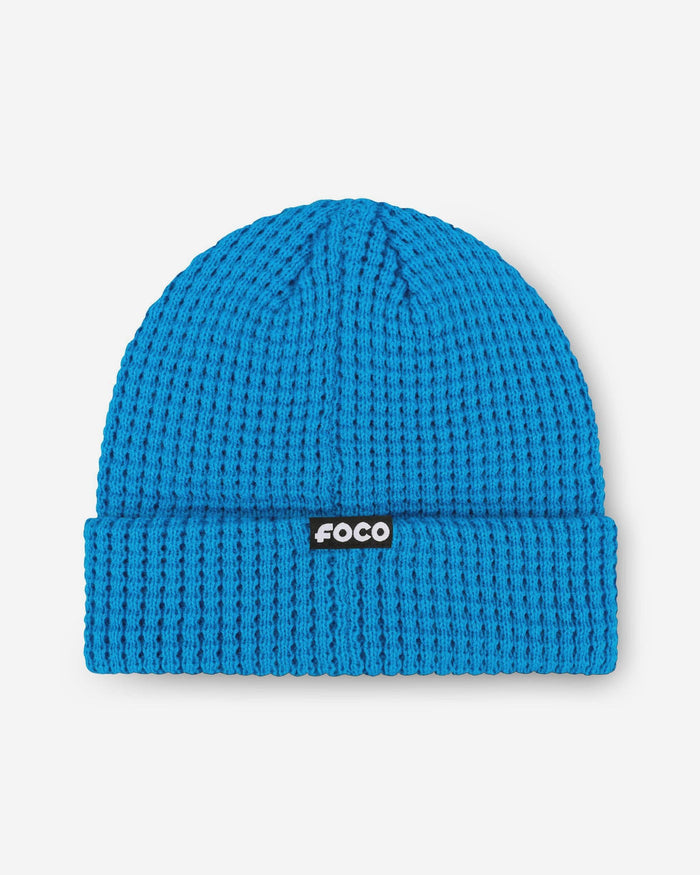 Detroit Lions Primary Logo Waffle Beanie FOCO - FOCO.com