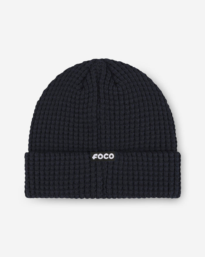 Chicago Bears Primary Logo Waffle Beanie FOCO - FOCO.com