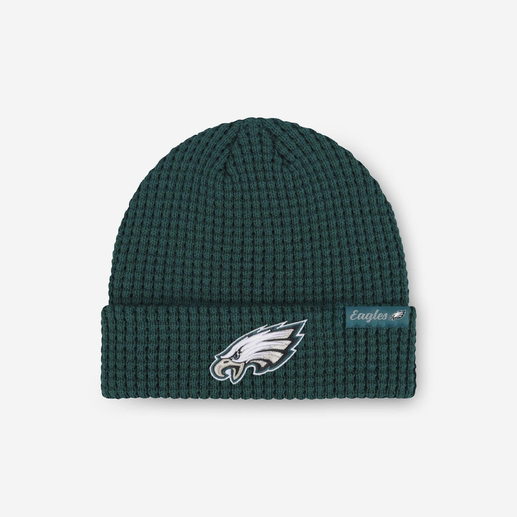 Philadelphia Eagles Primary Logo Waffle Beanie FOCO - FOCO.com