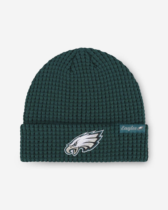 Philadelphia Eagles Primary Logo Waffle Beanie FOCO - FOCO.com
