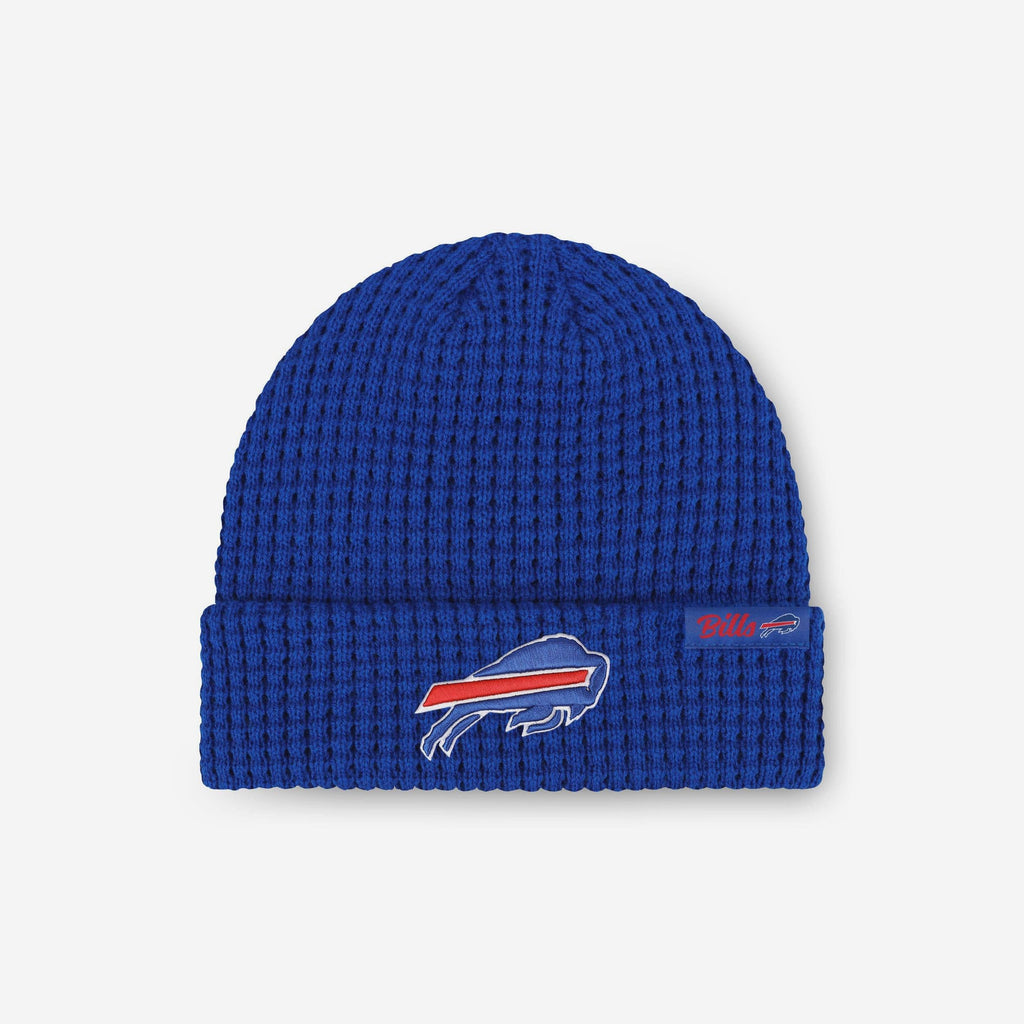 Buffalo Bills Primary Logo Waffle Beanie FOCO - FOCO.com