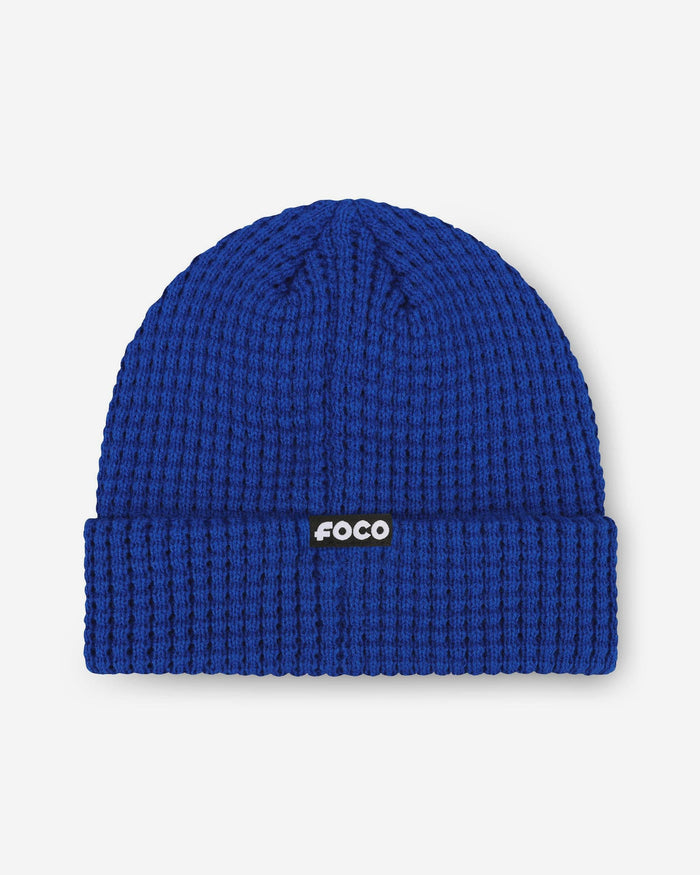 Buffalo Bills Primary Logo Waffle Beanie FOCO - FOCO.com