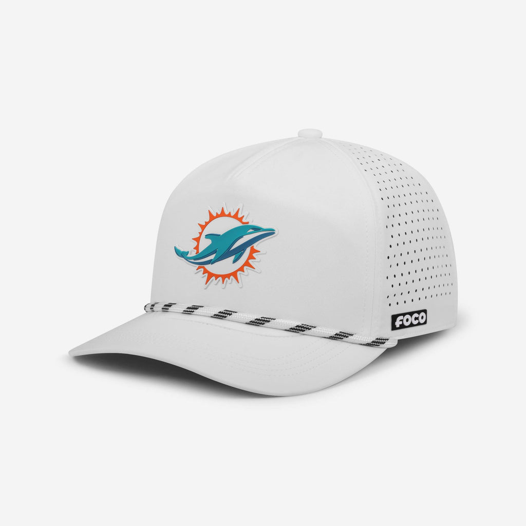 Miami Dolphins Poly Pro Marquee RF Cap FOCO - FOCO.com