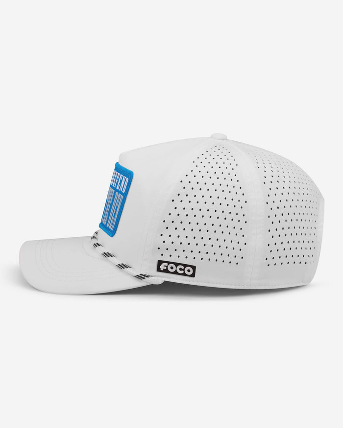 Detroit Lions Slogan Patch Poly Pro Marquee RF Cap FOCO - FOCO.com