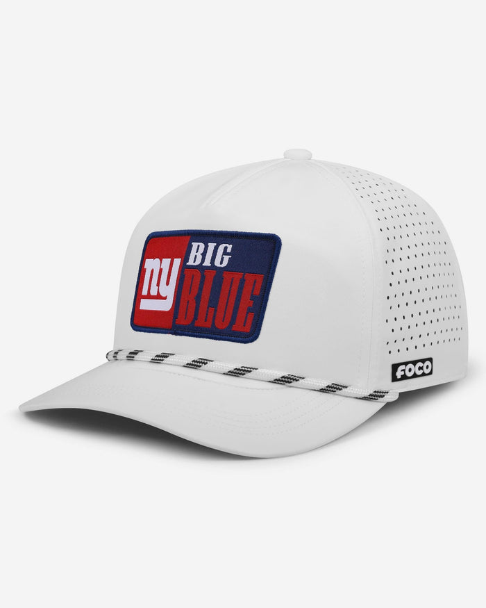New York Giants Slogan Patch Poly Pro Marquee RF Cap FOCO - FOCO.com