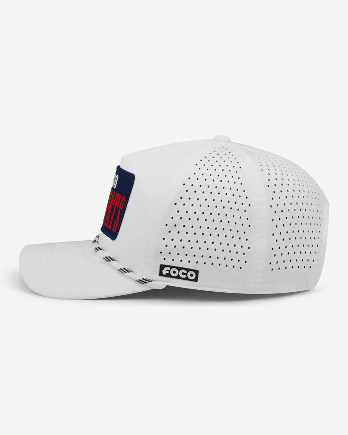 New England Patriots Slogan Patch Poly Pro Marquee RF Cap FOCO - FOCO.com