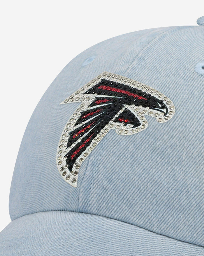 Atlanta Falcons Rhinestone Logo Denim Casual Cap FOCO - FOCO.com