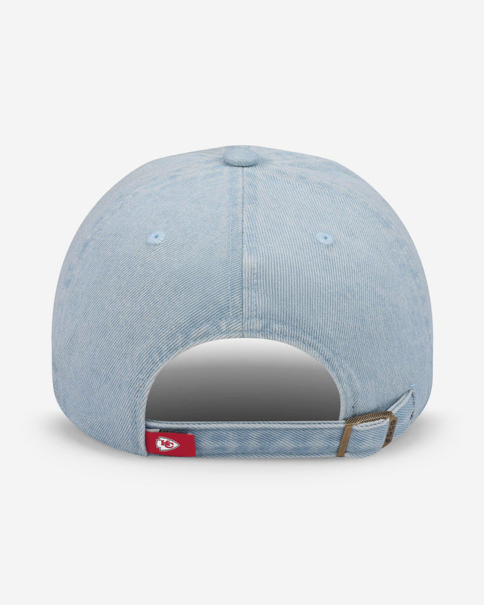 Kansas City Chiefs Rhinestone Logo Denim Casual Cap FOCO - FOCO.com