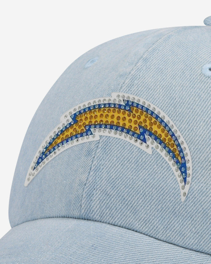 Los Angeles Chargers Rhinestone Logo Denim Casual Cap FOCO - FOCO.com