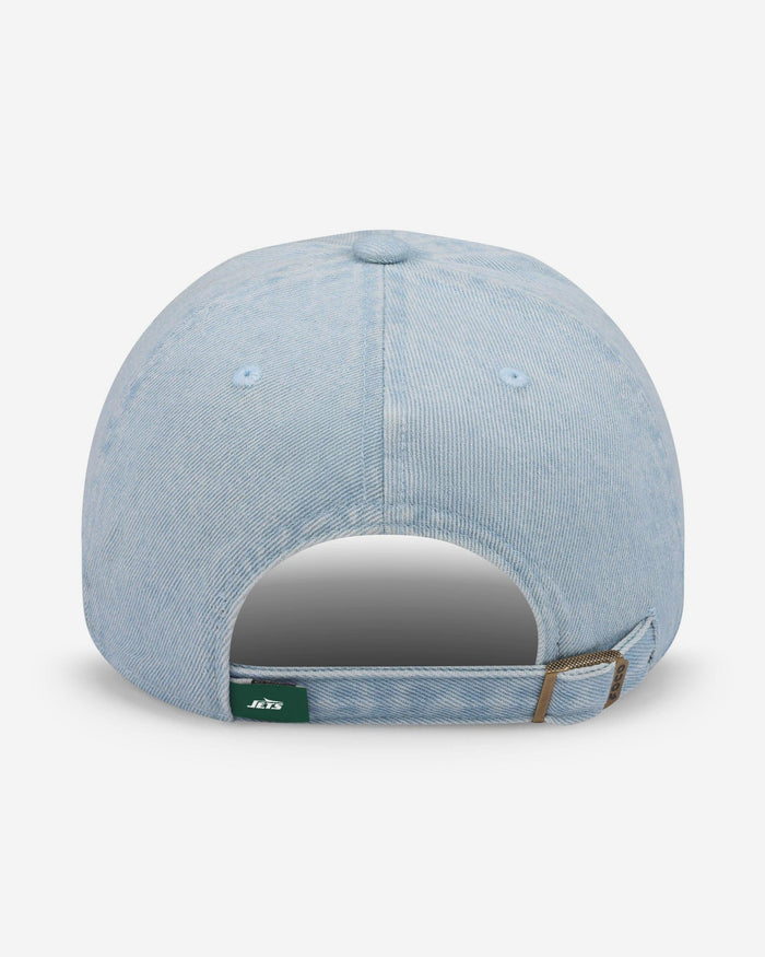 New York Jets Rhinestone Logo Denim Casual Cap FOCO - FOCO.com