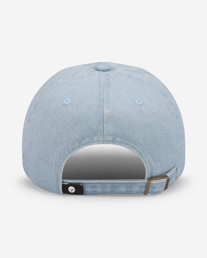 Pittsburgh Steelers Rhinestone Logo Denim Casual Cap FOCO - FOCO.com