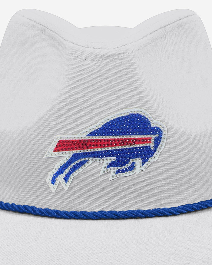 Buffalo Bills White Rhinestone Logo Cowboy Hat FOCO - FOCO.com
