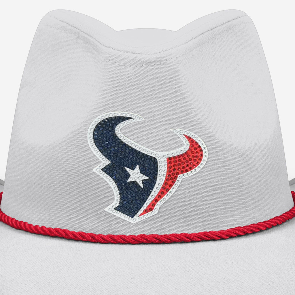Houston Texans White Rhinestone Logo Cowboy Hat FOCO