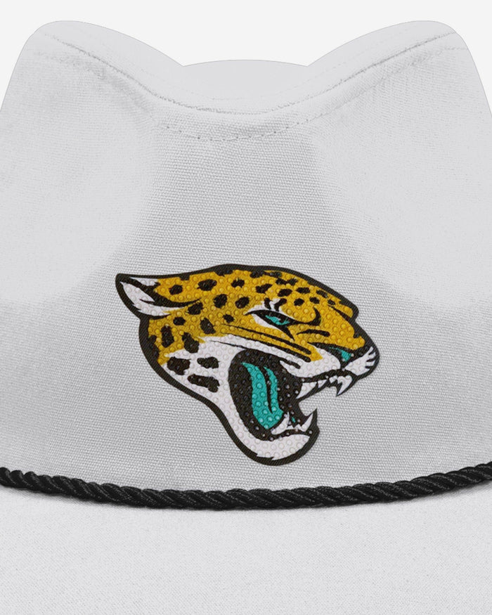 Jacksonville Jaguars White Rhinestone Logo Cowboy Hat FOCO - FOCO.com