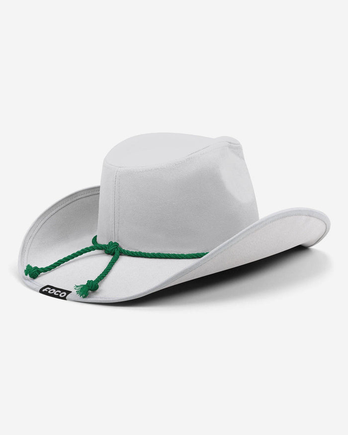 Philadelphia Eagles Retro White Rhinestone Logo Cowboy Hat FOCO - FOCO.com