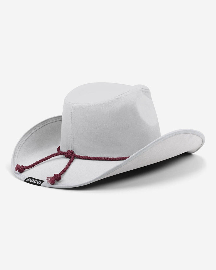 Washington Commanders White Rhinestone Logo Cowboy Hat FOCO - FOCO.com