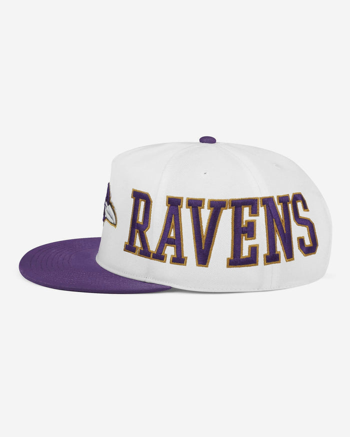 Baltimore Ravens Strong Side Wrap Marquee RF Cap FOCO - FOCO.com