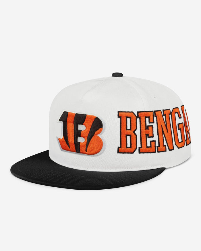 Cincinnati Bengals Strong Side Wrap Marquee RF Cap FOCO - FOCO.com