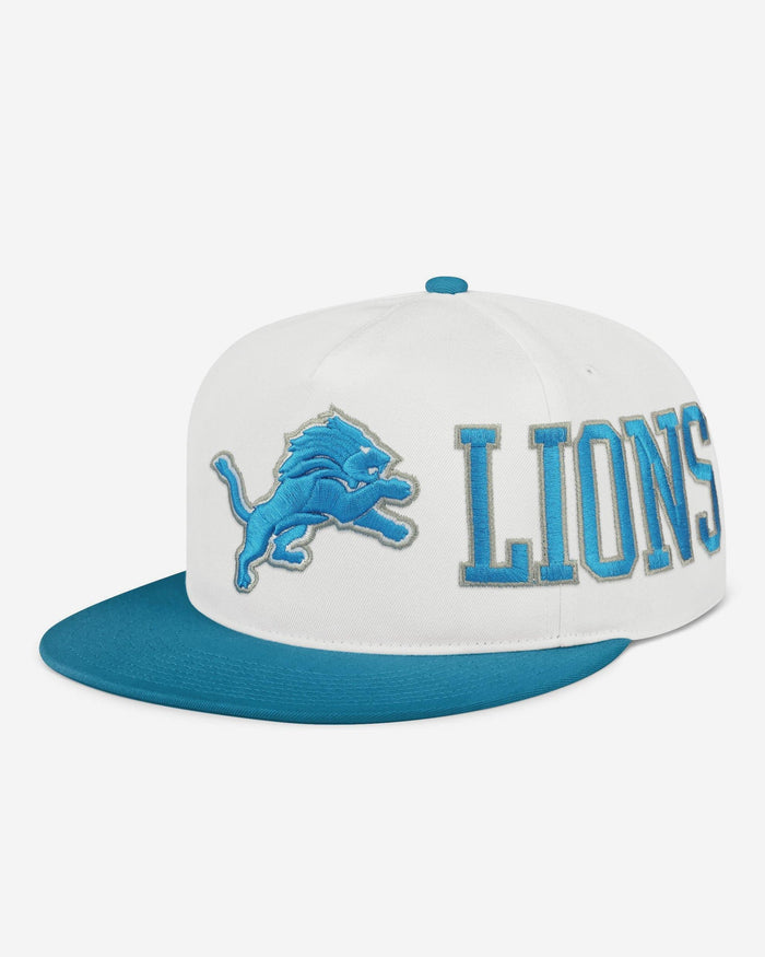 Detroit Lions Strong Side Wrap Marquee RF Cap FOCO - FOCO.com
