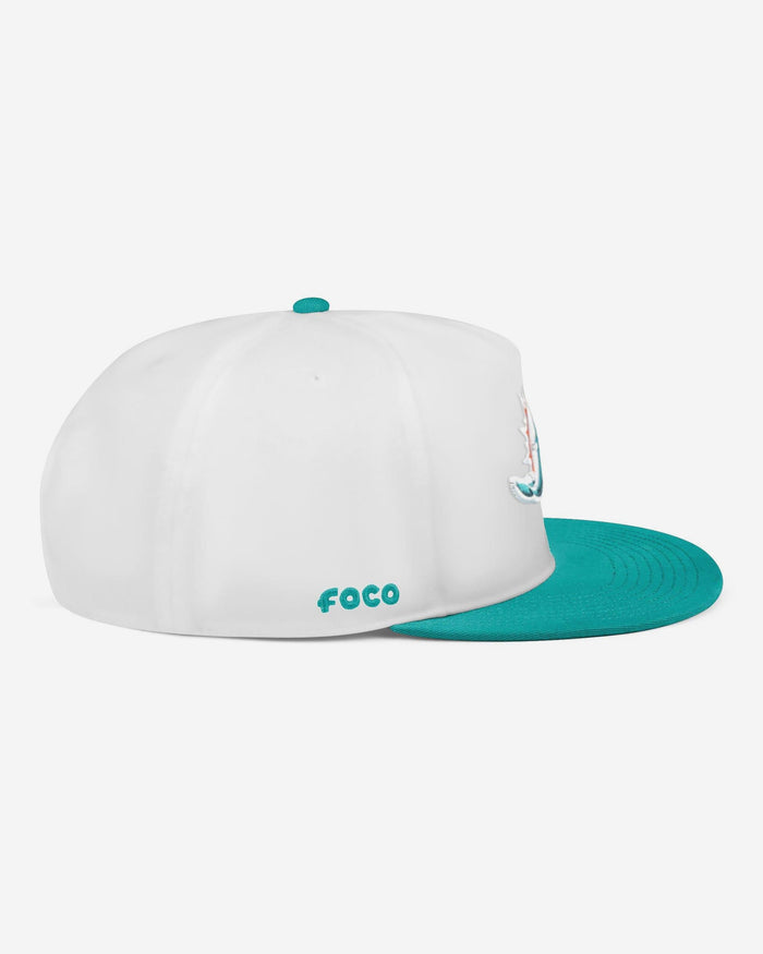 Miami Dolphins Strong Side Wrap Marquee RF Cap FOCO - FOCO.com
