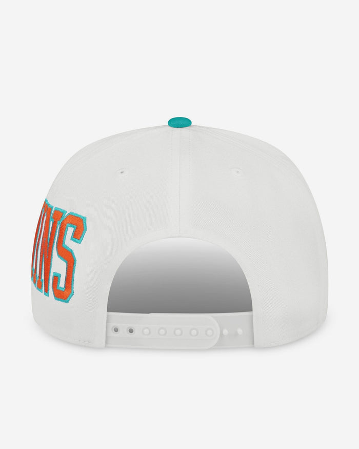 Miami Dolphins Strong Side Wrap Marquee RF Cap FOCO - FOCO.com