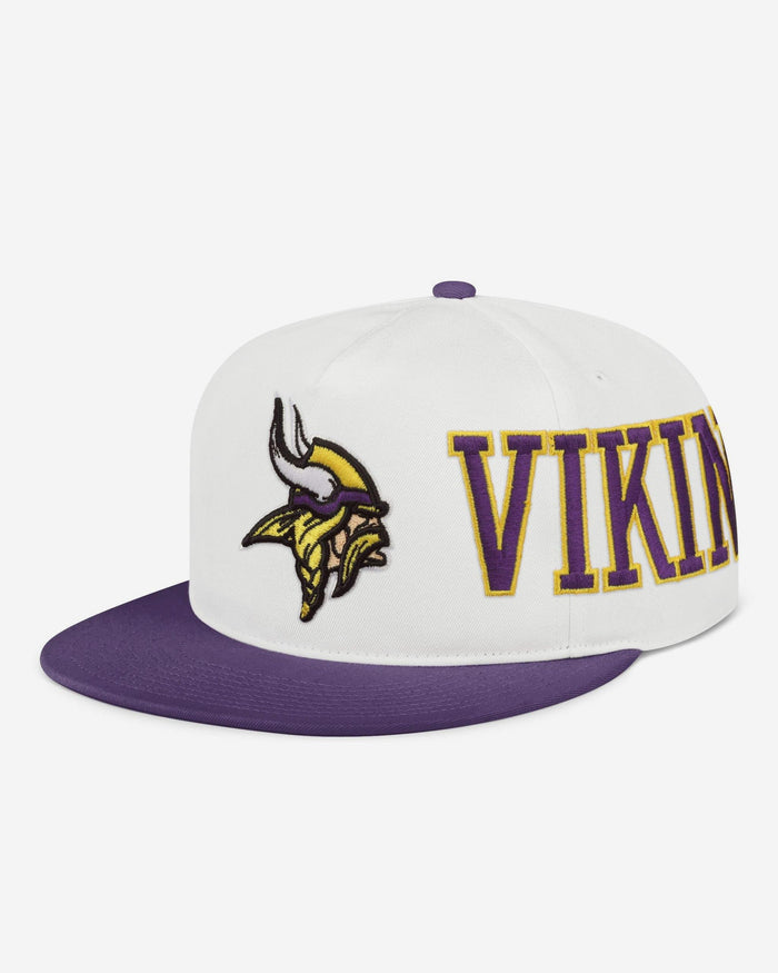 Minnesota Vikings Strong Side Wrap Marquee RF Cap FOCO - FOCO.com