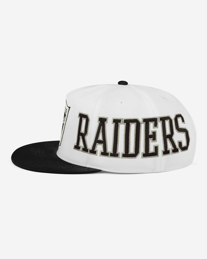 Las Vegas Raiders Strong Side Wrap Marquee RF Cap FOCO - FOCO.com
