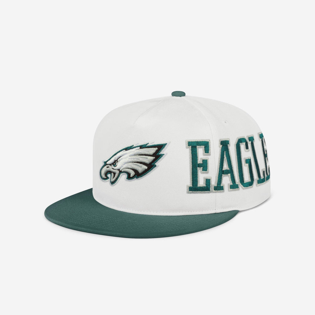 Philadelphia Eagles Strong Side Wrap Marquee RF Cap FOCO - FOCO.com