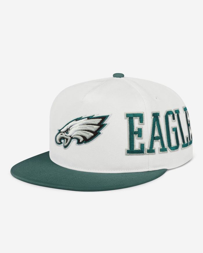 Philadelphia Eagles Strong Side Wrap Marquee RF Cap FOCO - FOCO.com