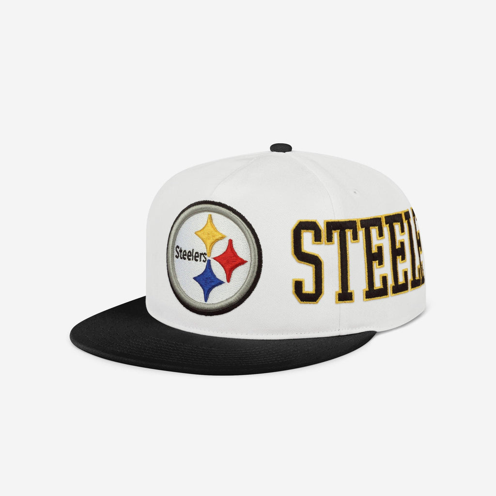Pittsburgh Steelers Strong Side Wrap Marquee RF Cap FOCO - FOCO.com